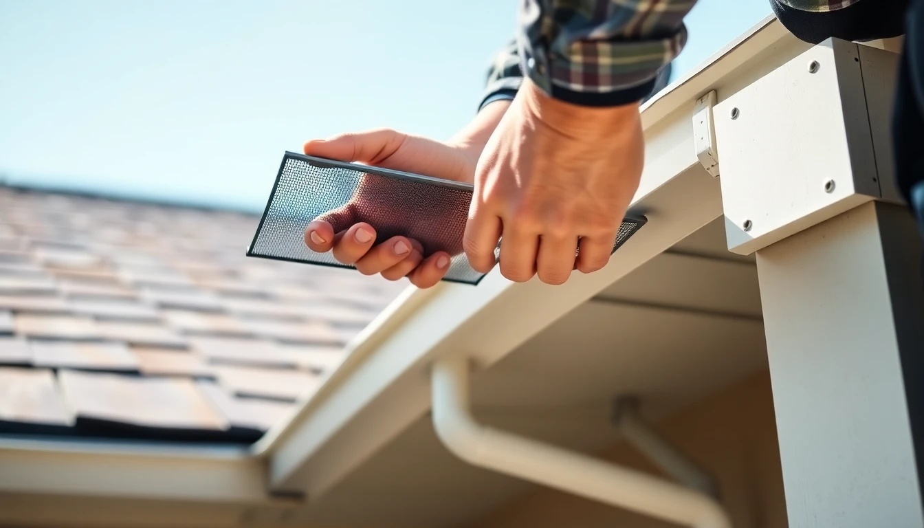 Gutter Guard & Leaf Screen Installation