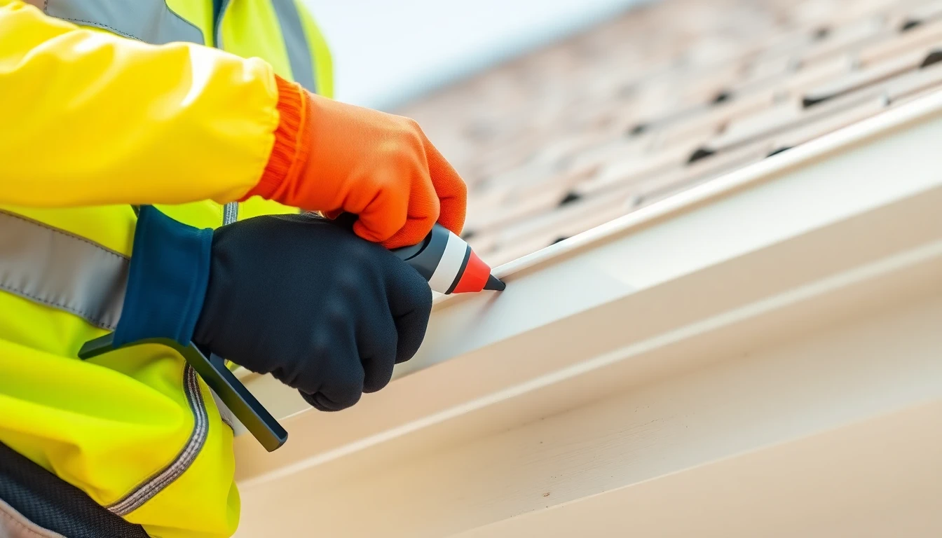 Gutter Leak Repair & Joint Sealing